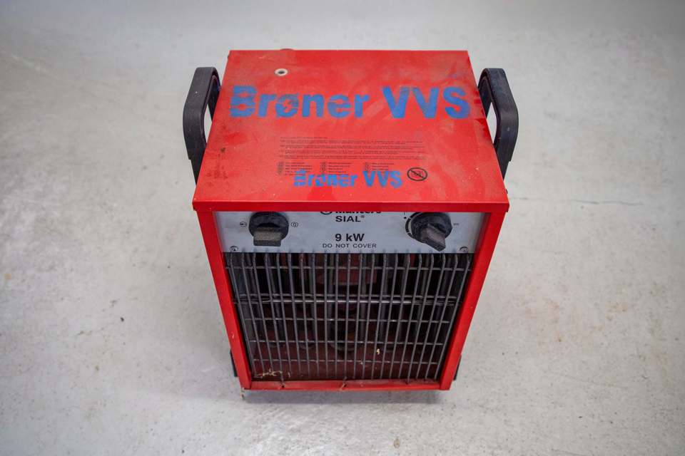 El-varmeblæser 9kW