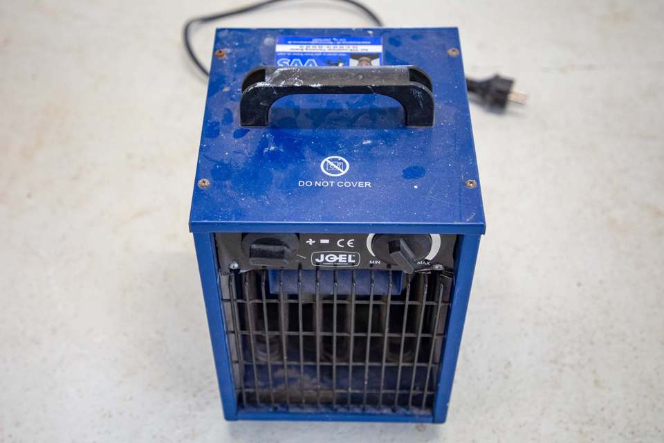 El-varmeblæser 2kW